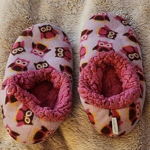 Snoozie SZ6 Pink Owl Slippers